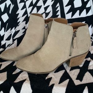 Frye Judy Double Zip Suede Ankle Boot Ash Size 8.5